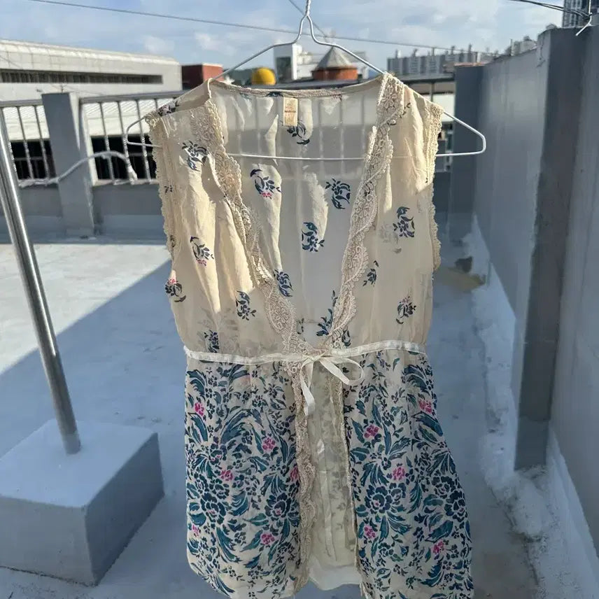 [BUNJANG] Vintage Fairy Sleeve Bohemian Ethnic Hippie Top / 빈티지 바선생 페어리 슬리브 모리 모리걸 에스닉 히피