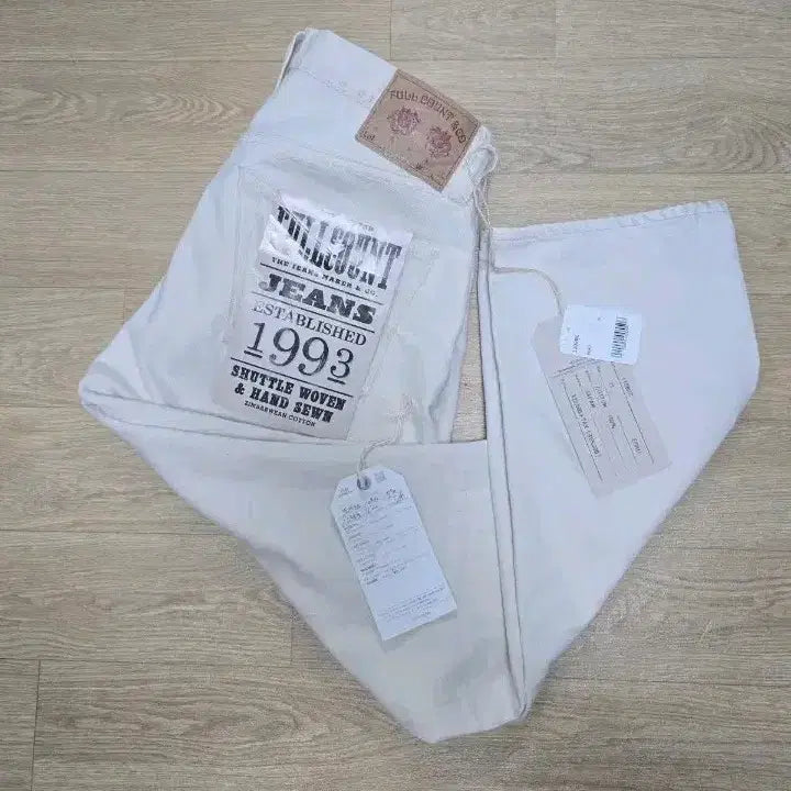 [BUNJANG] Fullcount 1108EC Ecru Denim Jeans (31/32) / 풀카운트 1108EC 31/32