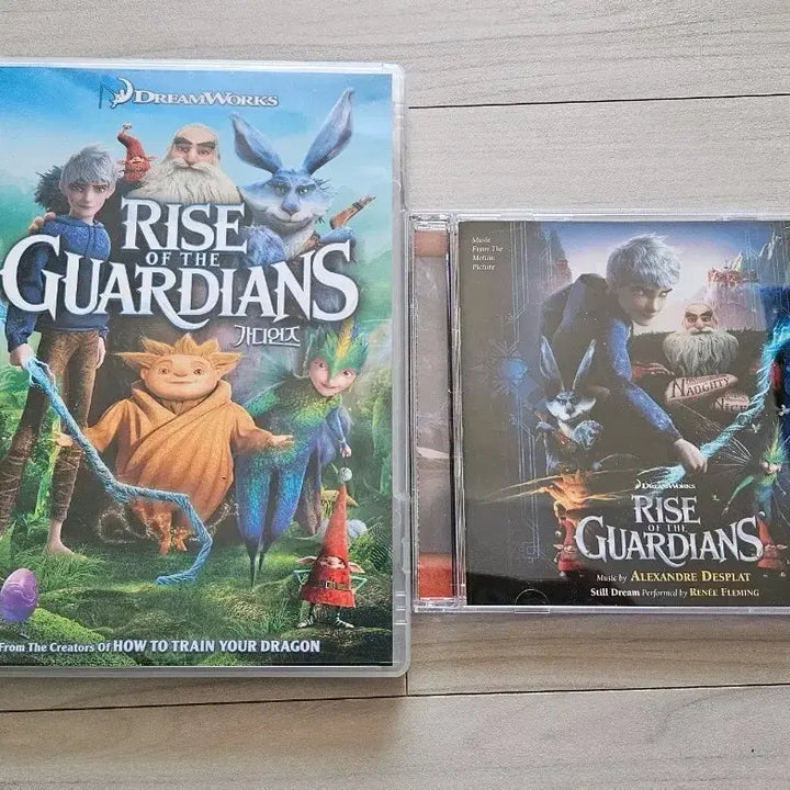 [BUNJANG] Dreamworks Guardians DVD + OST CD / 드림웍스 가디언즈 DVD + OST CD