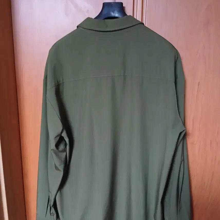 [BUNJANG] Denim Place Khaki Shirt / 데님플레이스 카키색 셔츠 남방