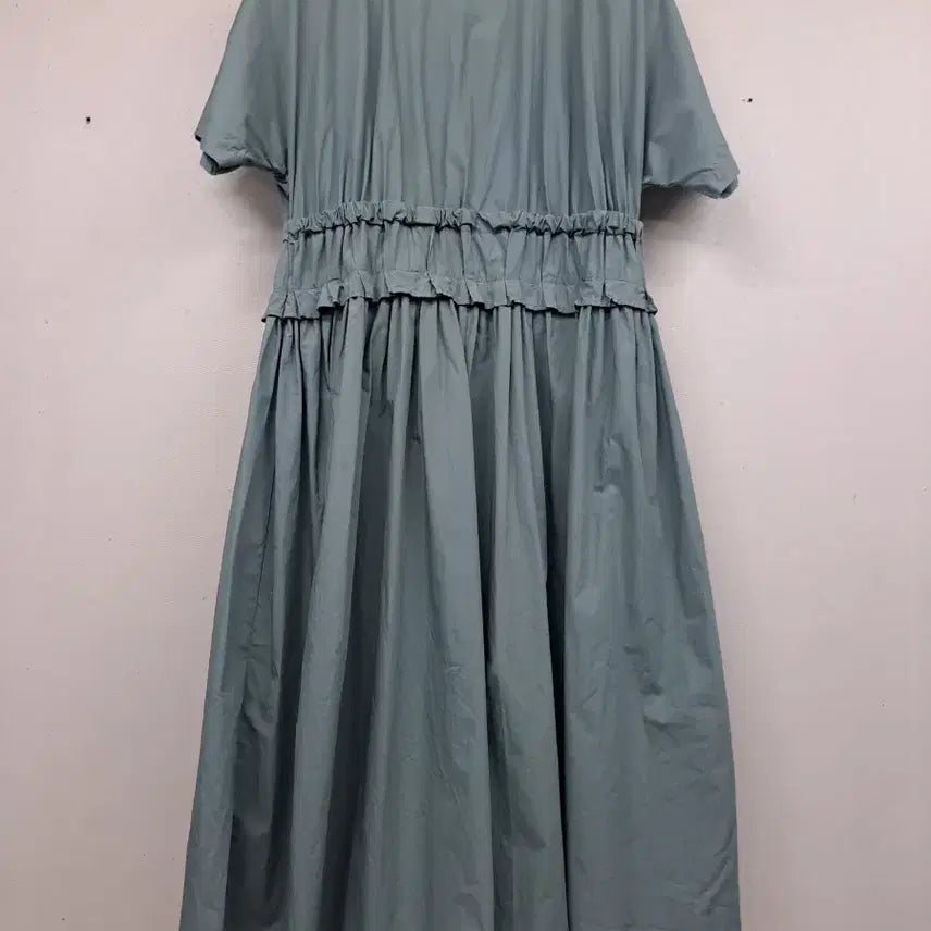 [BUNJANG] Pastel Tone Cotton Long Dress / 파스텔톤 면원핏55~작M