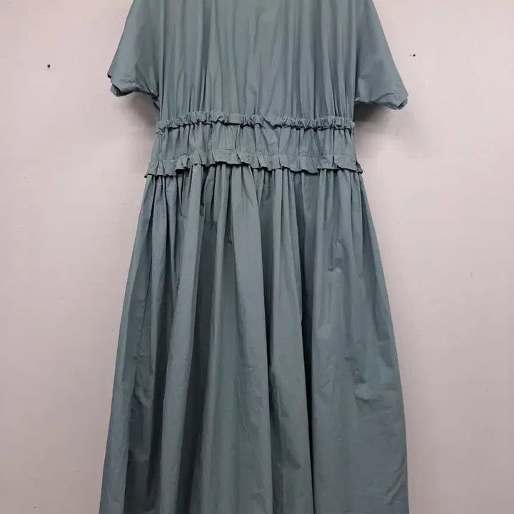 [BUNJANG] Pastel Tone Cotton Long Dress / 파스텔톤 면원핏55~작M