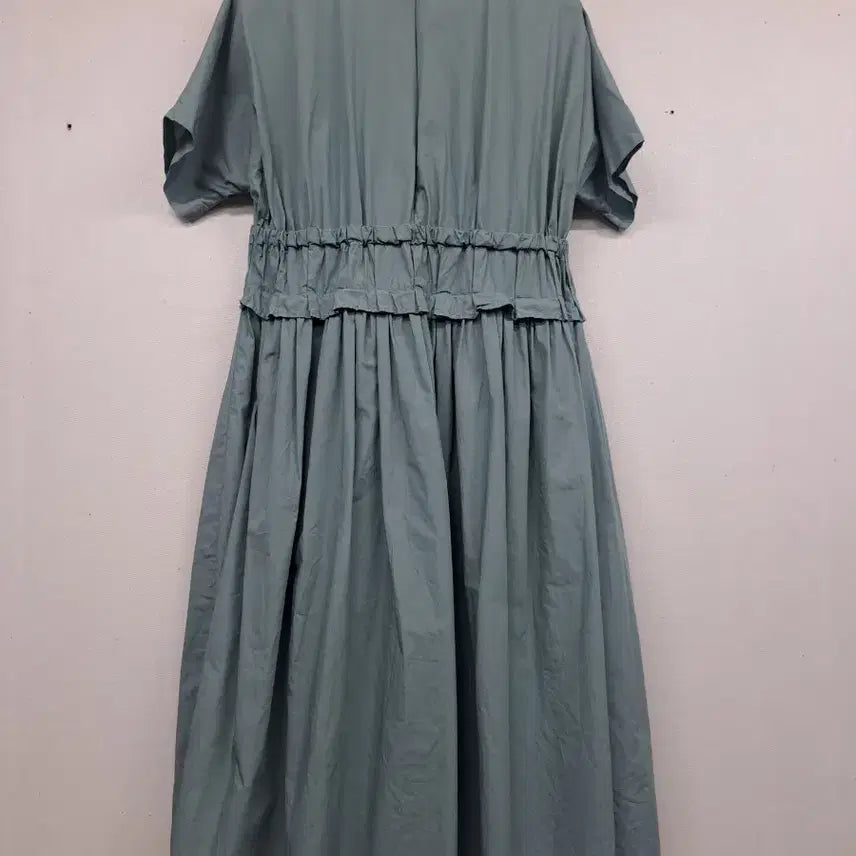 [BUNJANG] Pastel Tone Cotton Long Dress / 파스텔톤 면원핏55~작M