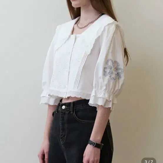 [BUNJANG] Marron Edition Blouse / 마론에디션 블라우스