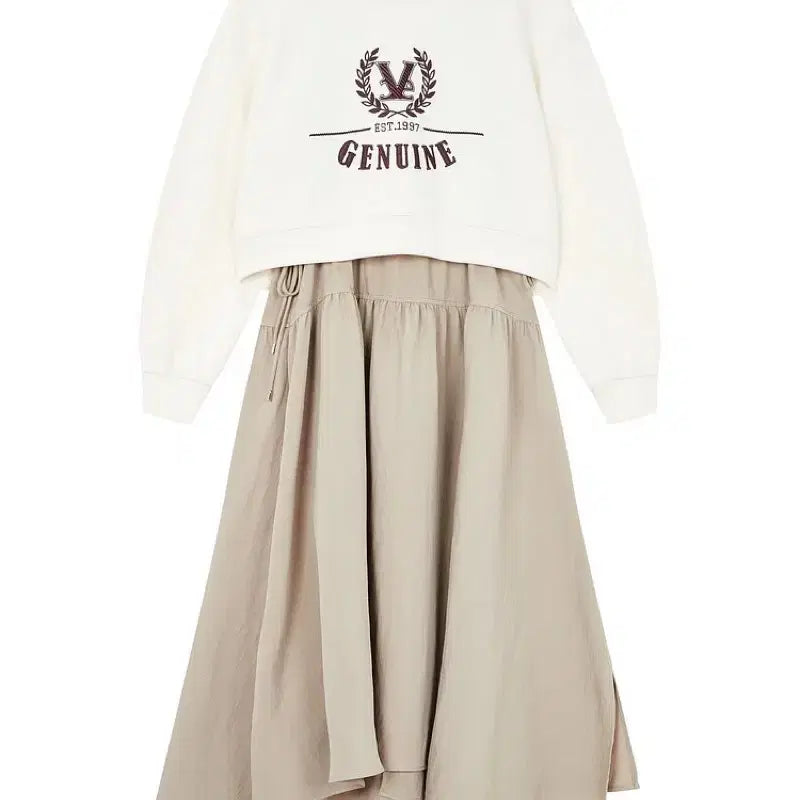 [BUNJANG] VOV Sleeveless Sweatshirt Dress Set / VOV 보브 맨투맨 슬리브리스 원피스 66