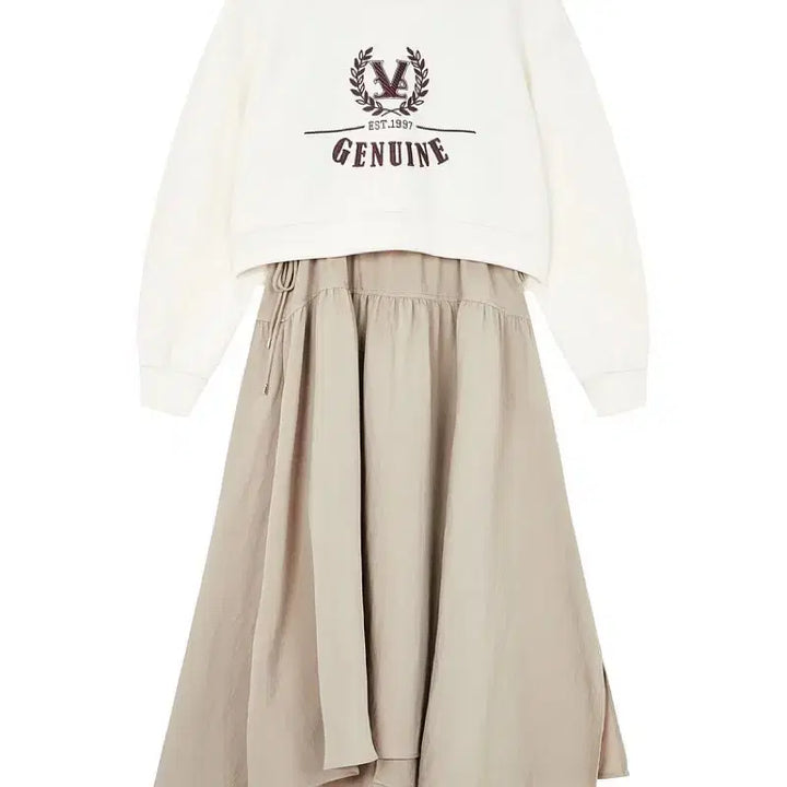 [BUNJANG] VOV Sleeveless Sweatshirt Dress Set / VOV 보브 맨투맨 슬리브리스 원피스 66