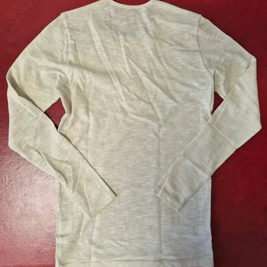 [BUNJANG] Beaucoup Italia Melange Henley Neck T-shirt / 이탈리아 제작 멜란지 헨리넥 3버튼 티 (미착용 S급)