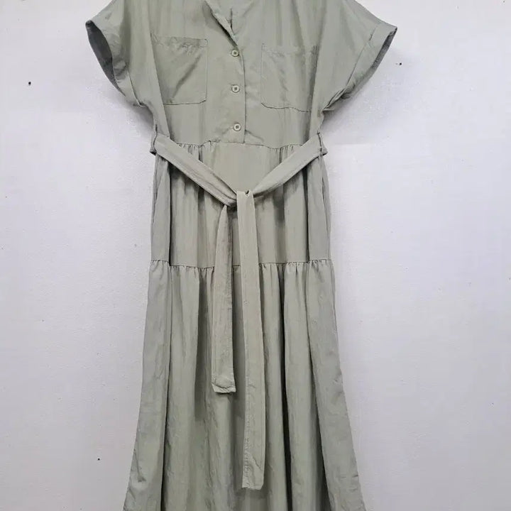 [BUNJANG] Cool Cotton Long Dress (M) / 시원한 면 롱원핏M
