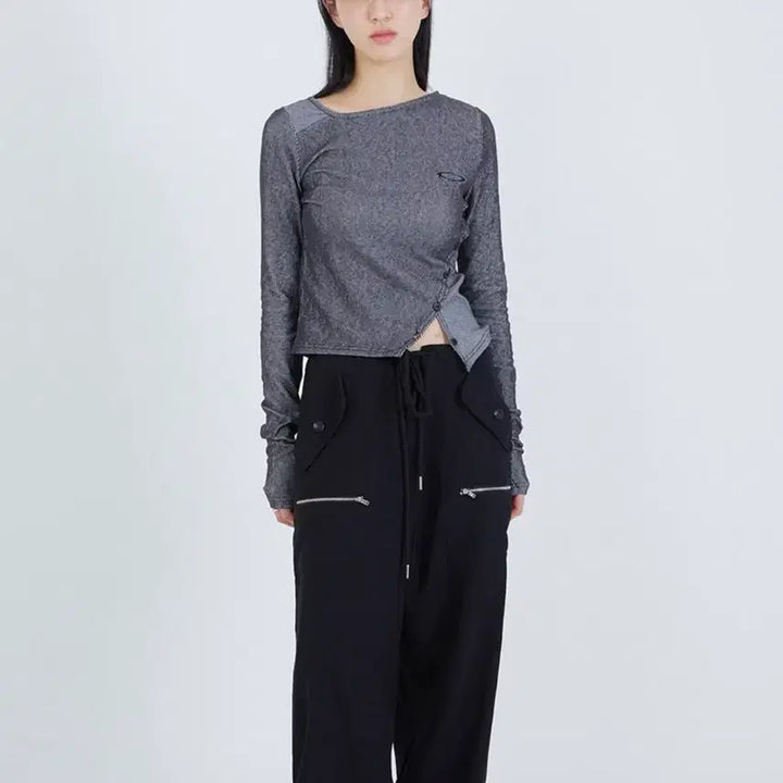 [BUNJANG] NOIRNINE Long Sleeve T-Shirt / 노이아고 롱슬리브