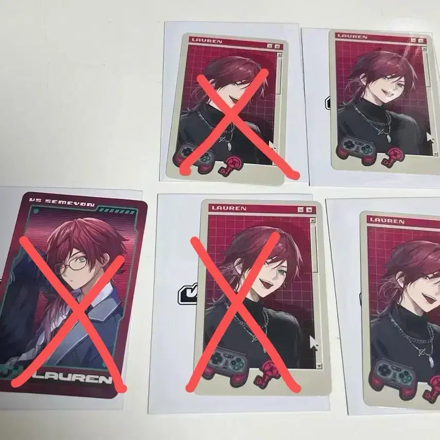 [BUNJANG] Nijisanji Lauren Iroas Cheki Bundle Set / 니지산지 세메욘 로렌 이로아스 체키 2개