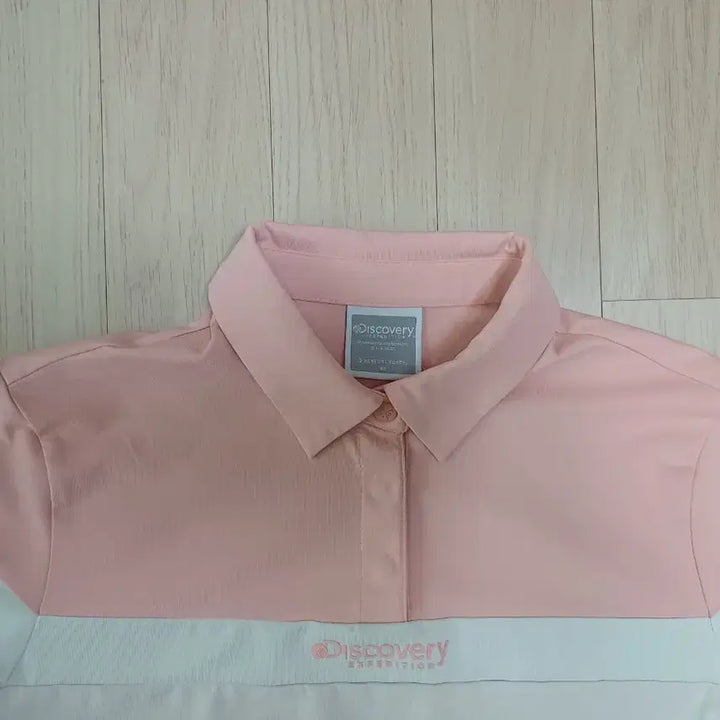 [BUNJANG] Discovery Expedition Pink Short Sleeve Polo Shirt / 디스커버리 익스페디션 반팔 카라티 핑크