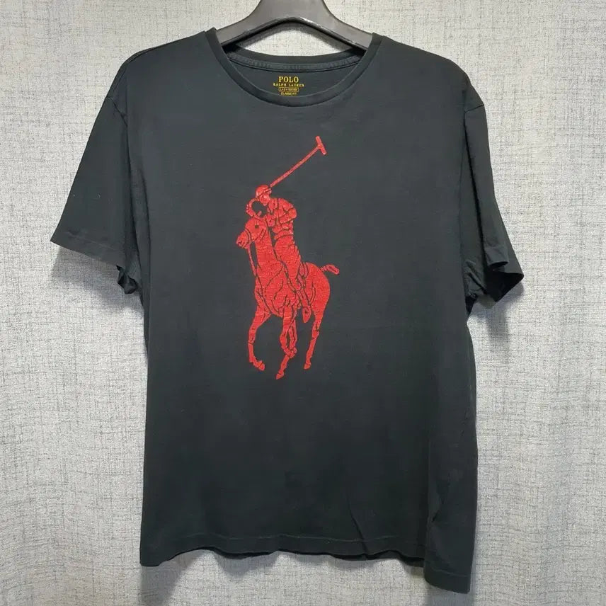 [SOLD OUT] 폴로 랄프로렌 빅포니 반팔티 블랙 L