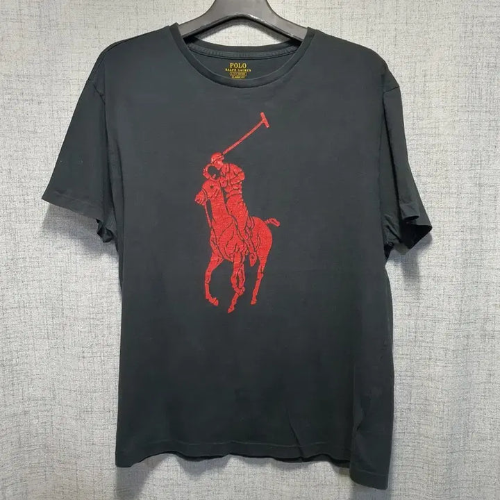 [SOLD OUT] 폴로 랄프로렌 빅포니 반팔티 블랙 L