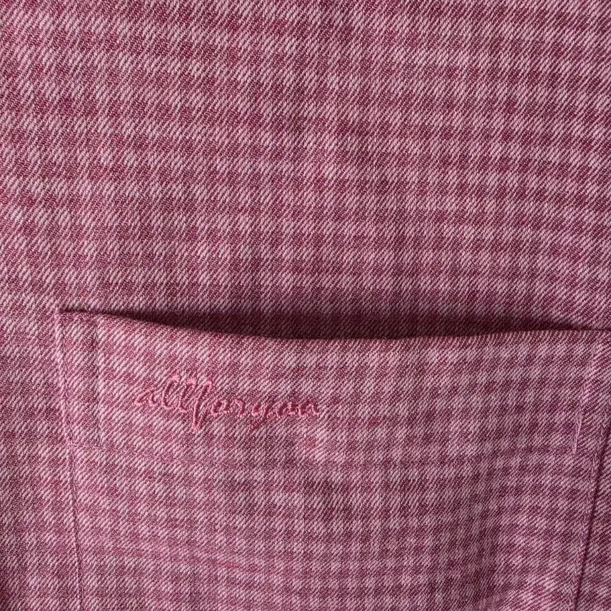 [BUNJANG] All For You Checkered Shirt Bundle (Pink/Purple) - Size 100 / 올포유 체크 셔츠 핑크/보라 2개 일괄판매 (100)