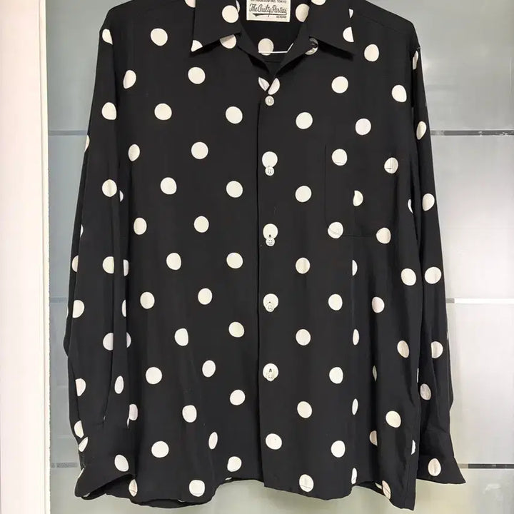 [BUNJANG] Wacko Maria 23ss Polka Dot Open Collar Shirt M / [M] 와코마리아 23ss 도트 오픈카라 셔츠