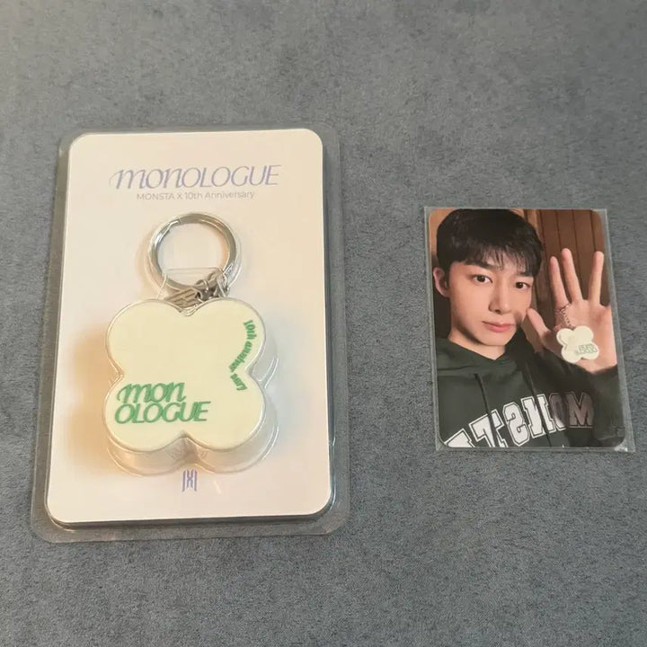 [BUNJANG] MONSTA X Hyungwon 10th Anniversary Monologue Voice Keyring with Photocard / 몬스타엑스 10주년 모놀로그 보이스키링 형원(포카 포함)
