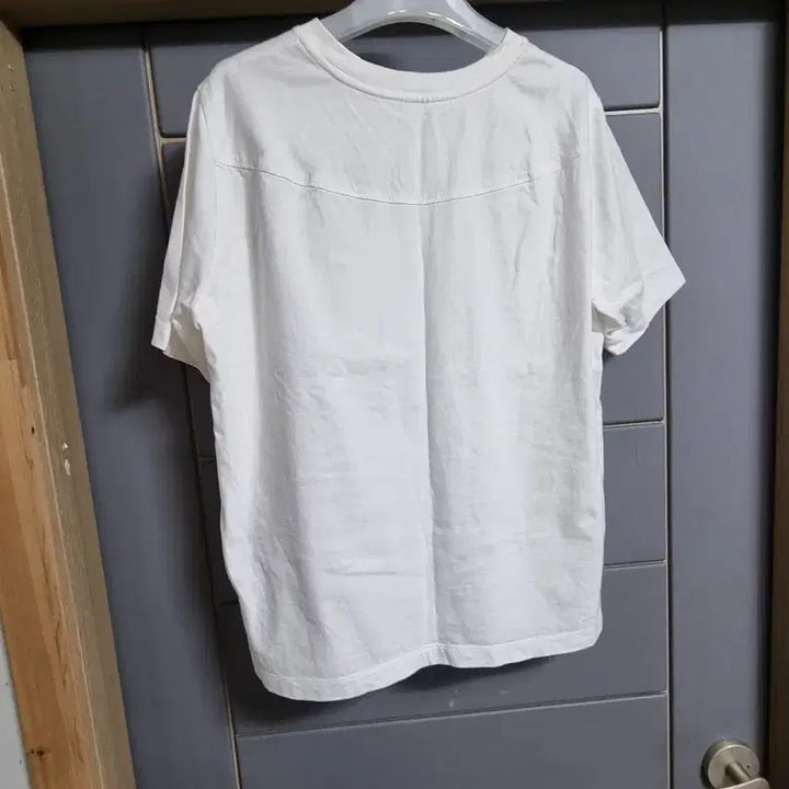 [BUNJANG] TIME T-Shirt White Pearl Detail Free Size / 타임티셔츠