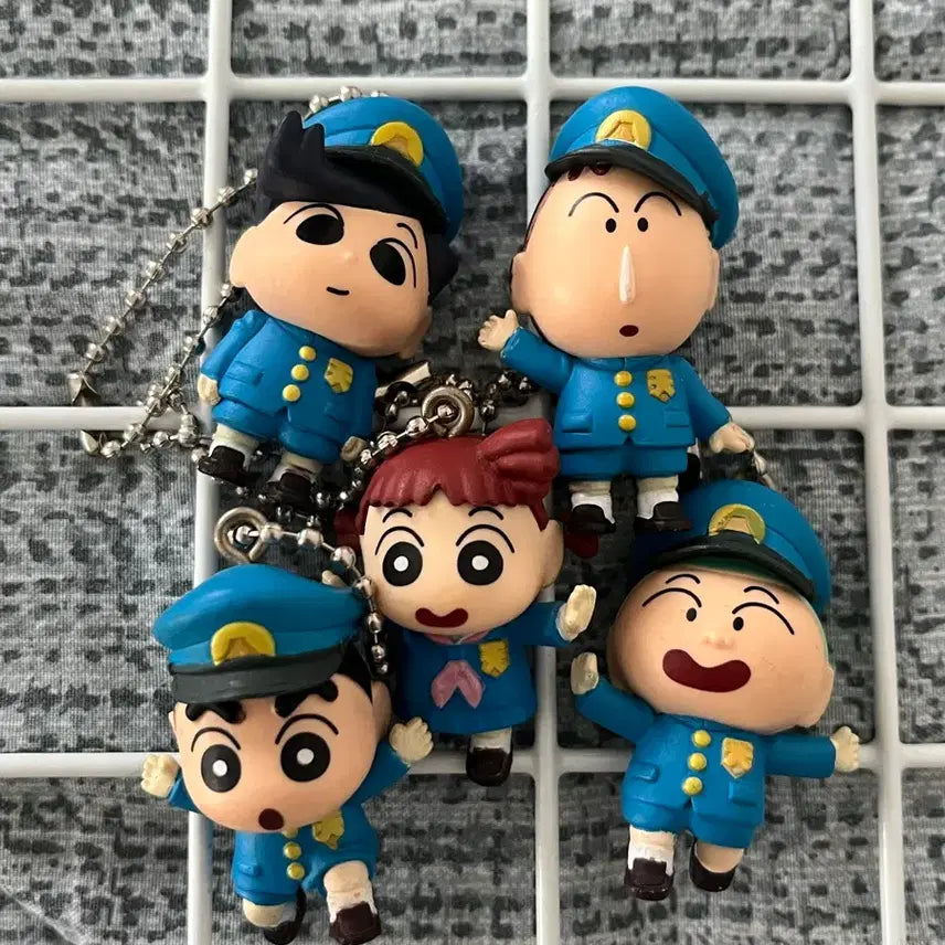 [BUNJANG] Crayon Shin-chan Tenka Toppafield School Keyring Gacha Full Set / 짱구 천하떡잎학교 키링 가챠 풀셋