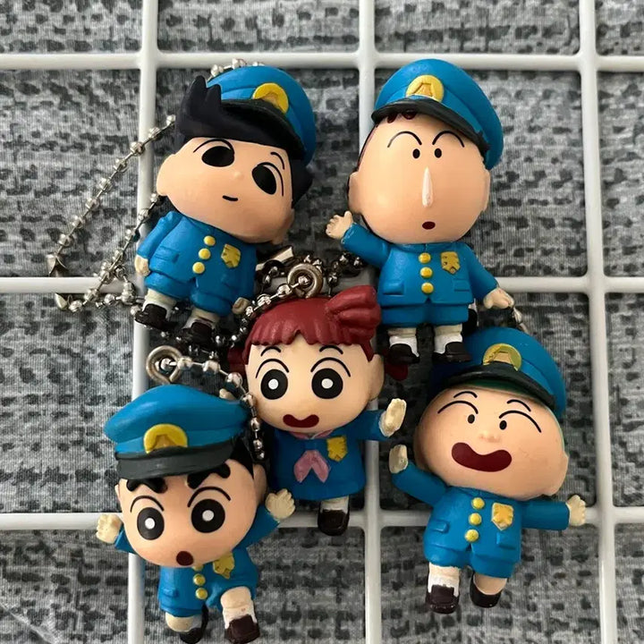 [BUNJANG] Crayon Shin-chan Tenka Toppafield School Keyring Gacha Full Set / 짱구 천하떡잎학교 키링 가챠 풀셋