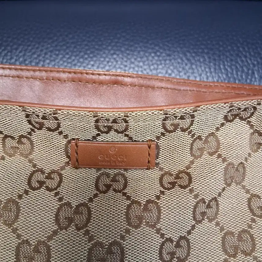 [BUNJANG] Gucci GG Jacquard Brown Crossbody Bag / GUCCI구찌 GG로고 자가드 브라운 크로스