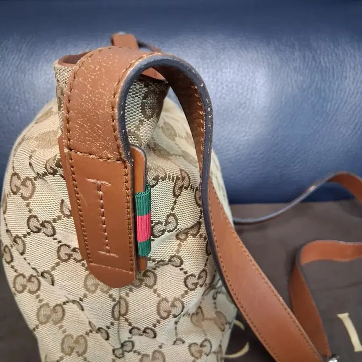 [BUNJANG] Gucci GG Jacquard Brown Crossbody Bag / GUCCI구찌 GG로고 자가드 브라운 크로스