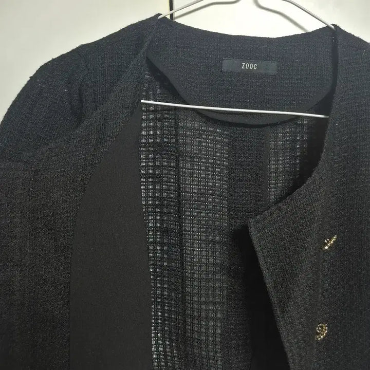 [SOLD OUT] 주크 ZOOC 여름 반팔 트위드 자켓 블랙