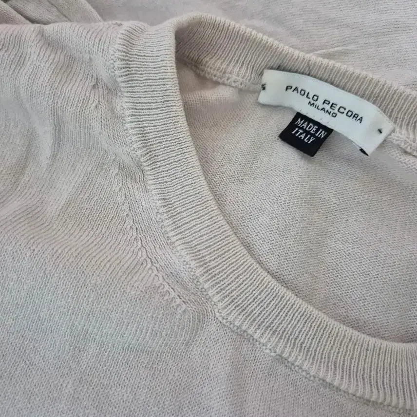 [BUNJANG] PAOLO PECORA MILANO Knit Lightweight Sweater / 파올로페코라 밀라노 니트 경량 소프트 미착용