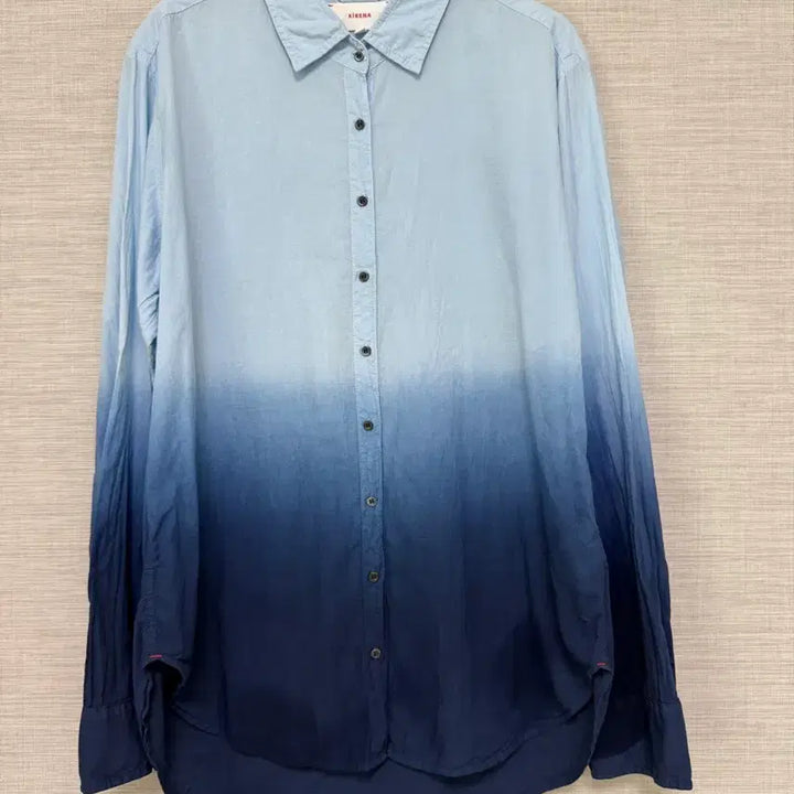 [BUNJANG] Tom Greyhound XIRENA Gradient Blue Shirt / 톰그레이하운드 XIRENA 그라데이션 블루셔츠