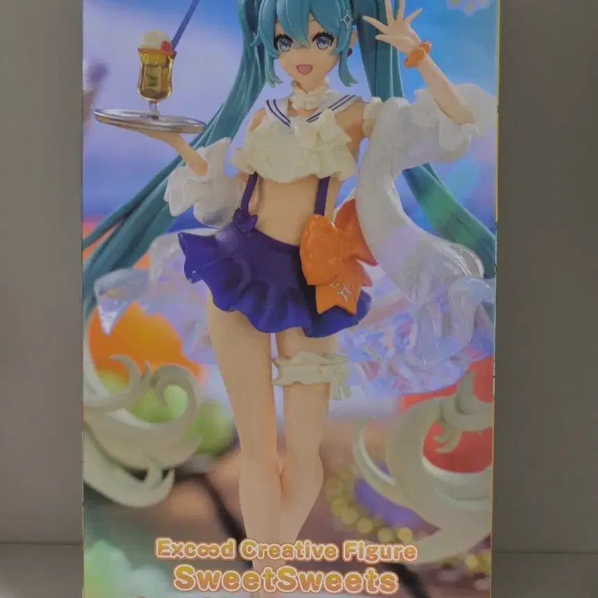 [BUNJANG] Hatsune Miku Sweet Sweets Tropical Juice Ver. Figure / 하츠네 미쿠 스위트 스위츠 트로피컬 쥬스 Ver. 미소녀 피규어 크림소다