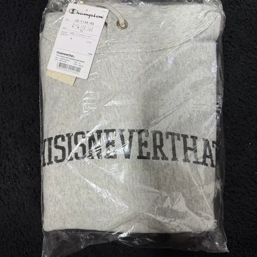 [BUNJANG] thisisneverthat Champion Hoodie / 디스이즈네버댓 챔피온 후드
