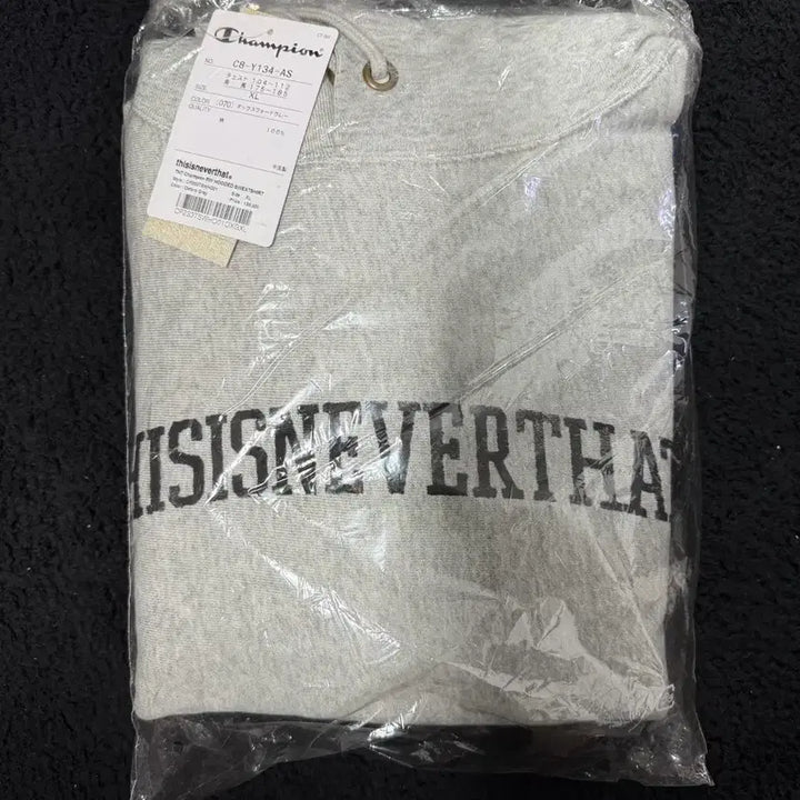 [BUNJANG] thisisneverthat Champion Hoodie / 디스이즈네버댓 챔피온 후드