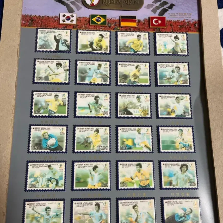 [BUNJANG] 2002 World Cup Commemorative Stamp Frame / 2002년 우표 액자형