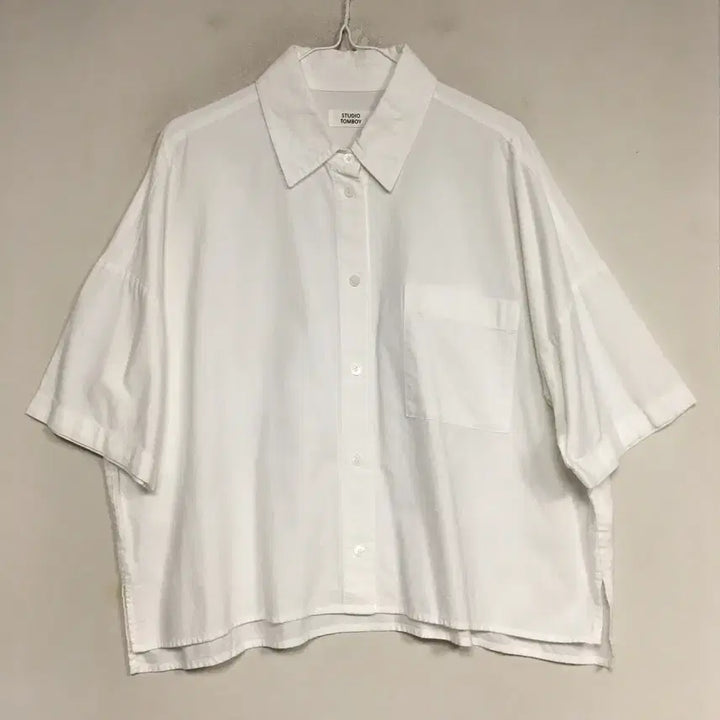 [BUNJANG] Studio Tomboct Cotton Short Sleeve Shirt / 스튜디오톰보이 코튼 반팔 셔츠 F