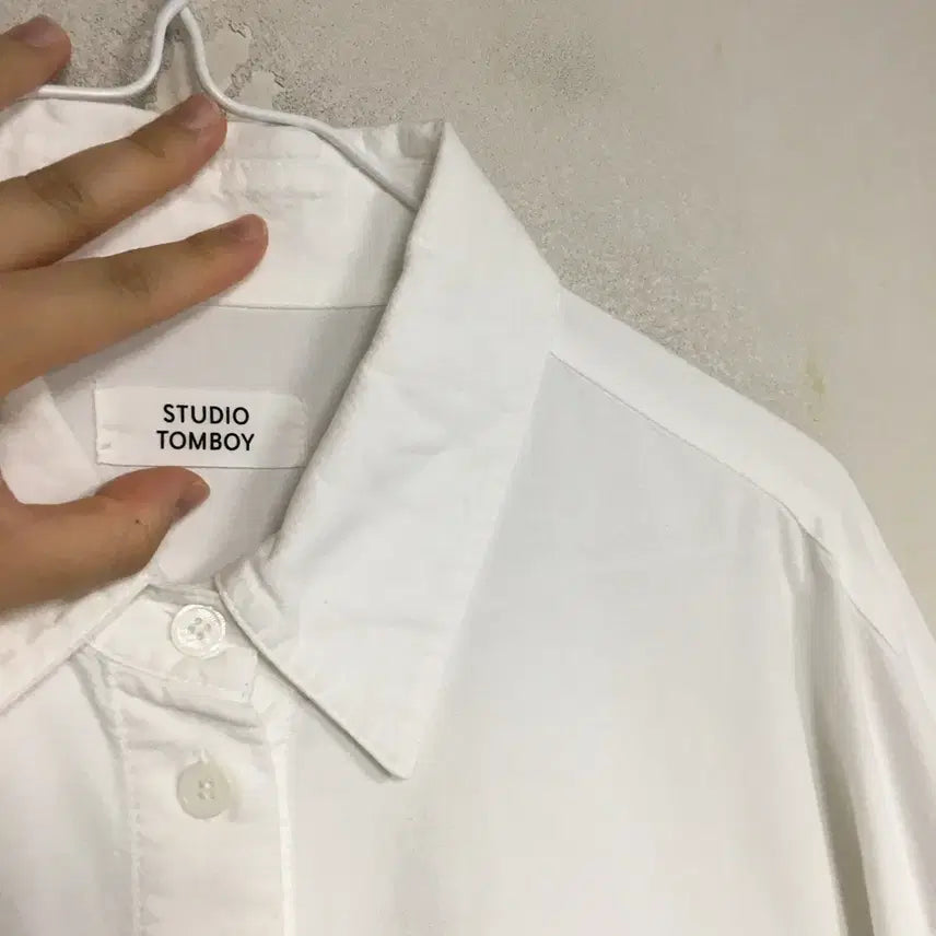[BUNJANG] Studio Tomboct Cotton Short Sleeve Shirt / 스튜디오톰보이 코튼 반팔 셔츠 F