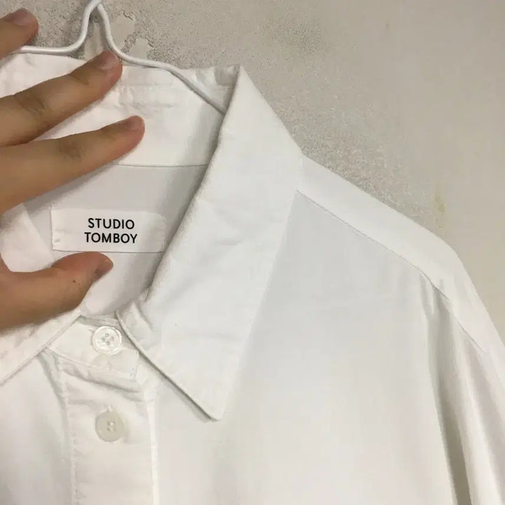 [BUNJANG] Studio Tomboct Cotton Short Sleeve Shirt / 스튜디오톰보이 코튼 반팔 셔츠 F