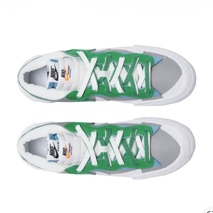 [BUNJANG] Nike Sacai Blazer Low Green Gray Sneakers / 나이키 사카이 블레이저 로우 그린 그레이 스니커즈
