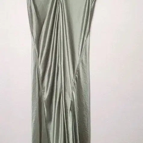 [SOLD OUT] 한섬 시스템 새틴 브이넥 슬립롱원피스 55-66
