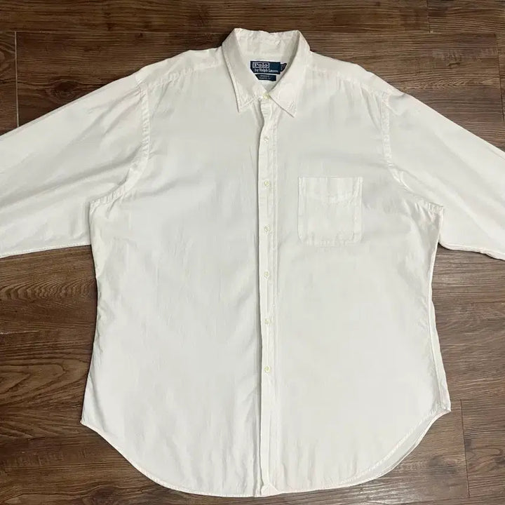 [BUNJANG] Polo Ralph Lauren Andrew Classic Fit Shirt White / 폴로 랄프로렌 화이트 앤드류 클래식핏 셔츠 화이트