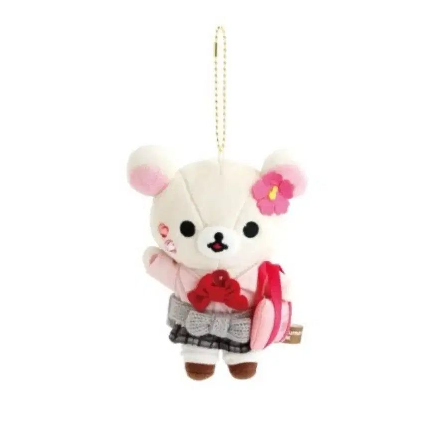 [BUNJANG] Rilakkuma 17th Anniversary Gyaru Mascot Keychain / 코리락쿠마 17주년 갸루 마스코트 키링