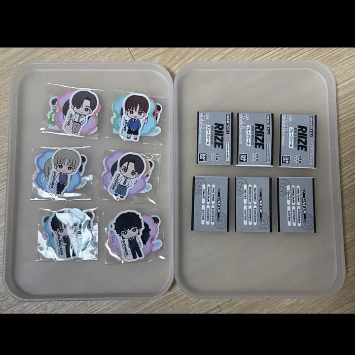 [BUNJANG] RIIZE Japanese Gacha Seal Sticker Bundle Set / 라이즈가챠씰 일본 라이즈플레이크씰 스티커 전멤버드볼6종 새상품일괄
