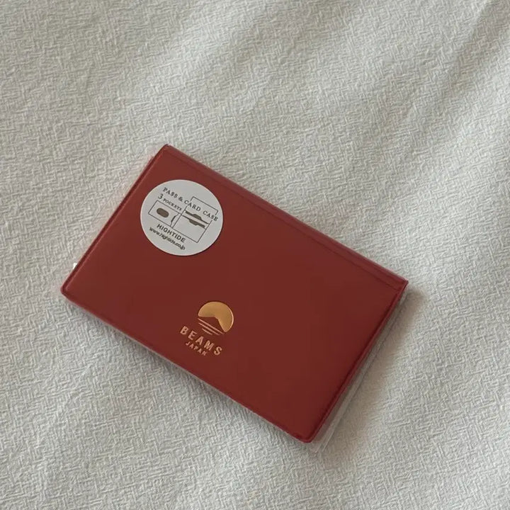 [BUNJANG] Beams x Hightide Collaboration Pass &amp; Card Case - Red / Beams X Hightide Pass &amp; Card Case