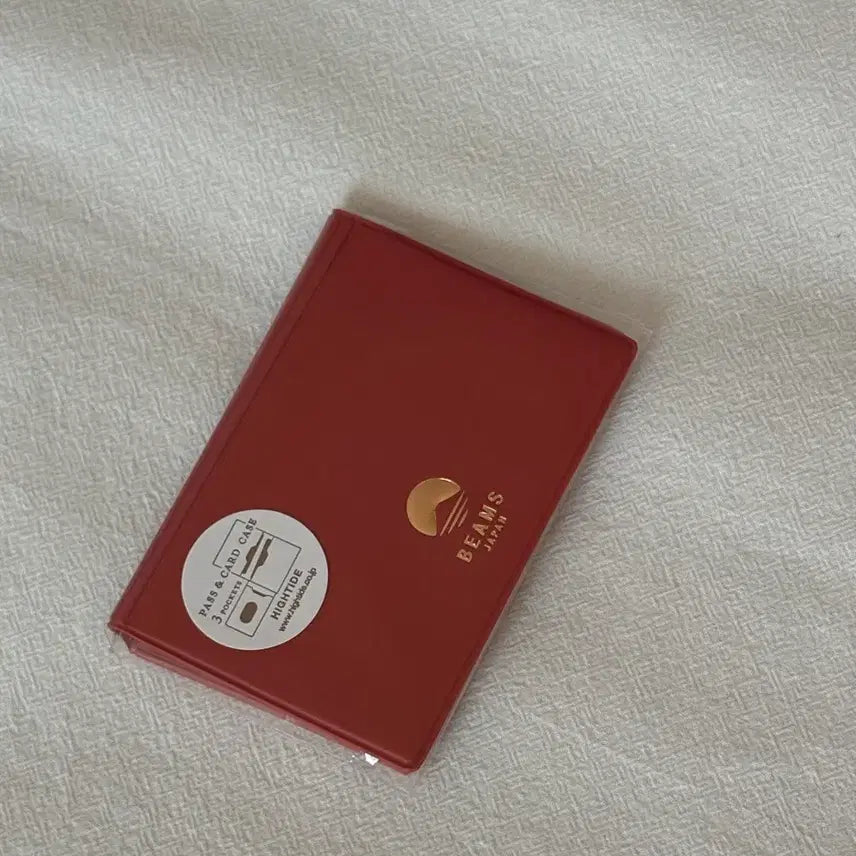 [BUNJANG] Beams x Hightide Collaboration Pass &amp; Card Case - Red / Beams X Hightide Pass &amp; Card Case