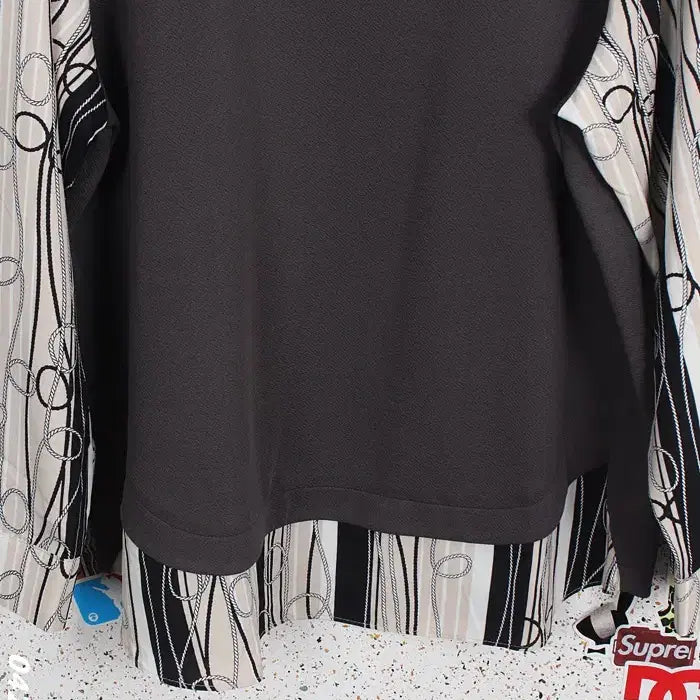 [BUNJANG] Ecole de Paris Color-Blocked Blouse Size 77 / 여성77/ 에꼴드파리 배색 정장 블라우스 CH 0-167