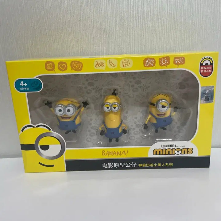 [BUNJANG] Minions 3-Piece Mini Figure Set / 미개봉) 미니언즈 3종 미니(6cm) 피규어