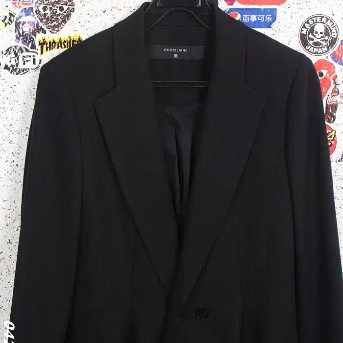 [SOLD OUT] 여성90/ 샤트렌 정장 자켓 하객룩 블랙 0-166