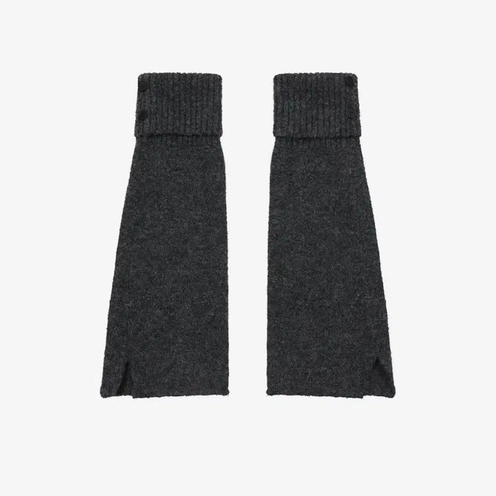 [BUNJANG] Miseki Seoul Button Knit Leg Warmers / 미세키서울 버튼 니트 레그워머