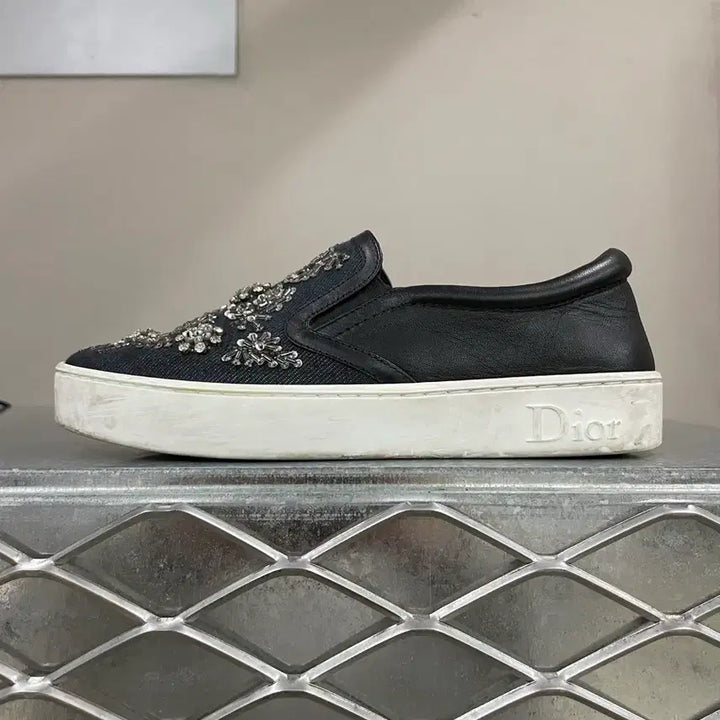 [BUNJANG] Dior Denim Slip-on 35 / 디올 데님 슬립온 35 (gr-4671)