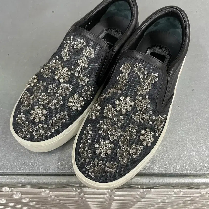[BUNJANG] Dior Denim Slip-on 35 / 디올 데님 슬립온 35 (gr-4671)