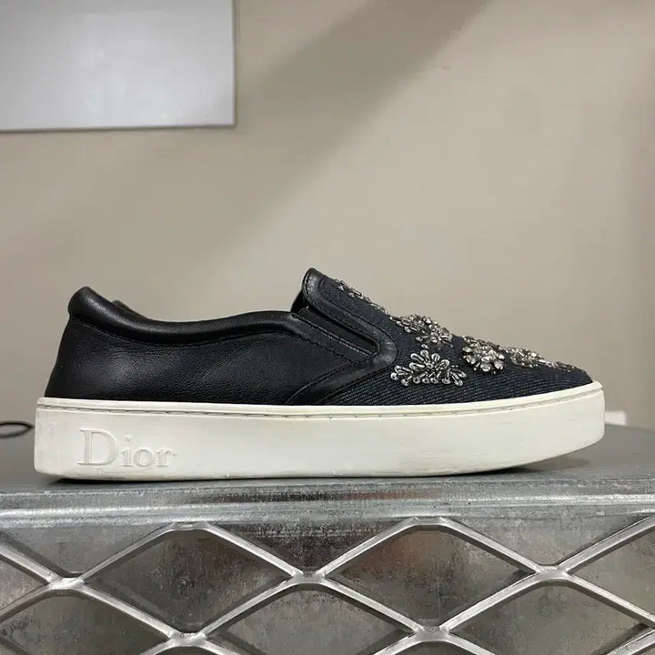 [BUNJANG] Dior Denim Slip-on 35 / 디올 데님 슬립온 35 (gr-4671)