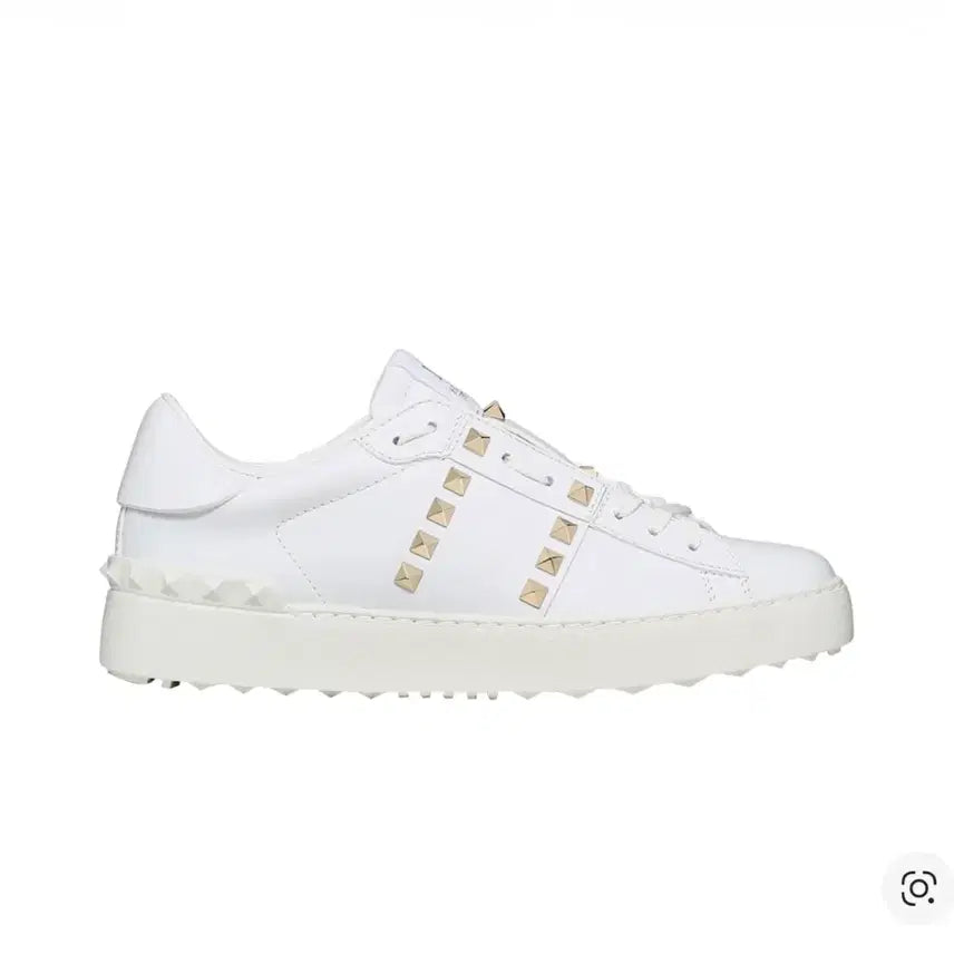 [BUNJANG] Valentino White Studded Sneakers / 발렌티노 화이트 스터드 스니커즈